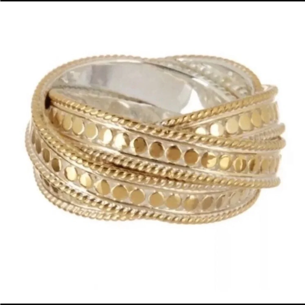 Anna Beck Twist Ring 925 18k GP